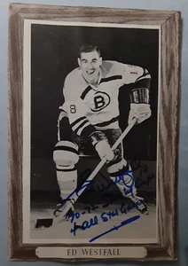 ☆SIGNED / 2 INSCRIPTIONS☆ 1964-66 Group III Beehive Photo #28 ☆ED WESTFALL ☆ - Picture 1 of 6