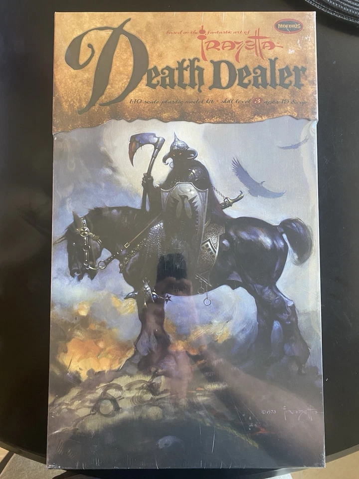 Moebius 961 Frank Frazetta Death Dealer 1/10 Scale Plastic Model Kit, Sealed Box - Image 1 of 2