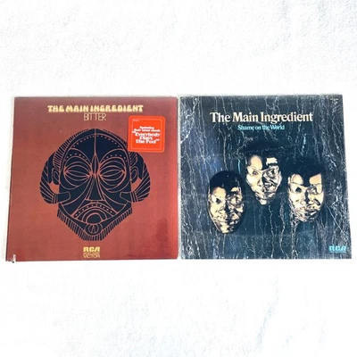 (2) SEALED LP's - Main Ingredient, The "Bitter Sweet" , "Shame On The World" Foto 1 de 2