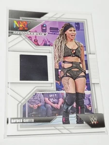 Tarjeta Kayden Carter 2022 Panini WWE NXT Superstar material reliquia usado #NXM-KDC - Imagen 1 de 3
