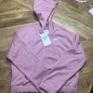 Girls Nike Zip Up Hoodie - Size Medium - Pink DX1959-698 - Picture 1 of 10