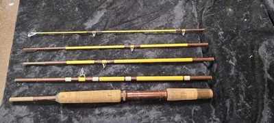 Vintage 5 Piece Berkley Buccaneer Travel Fishing Rod 7' - Image 1 of 4
