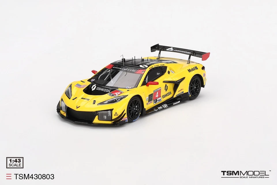 1/43 CHEVROLET CORVETTE Z06 GT3.R NO4 CORVETTE RACING BY PRATT MILLER TSM430803 - Image 1 of 1