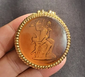 Corday Solid - Parfum Compact Amber - Glas - Intaglio - leer - Bild 1 von 9
