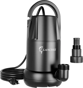 Lanchez 3/4HP Submersible Sump Pump 3881 Clean&Dirty Water Transfer Float Switch - Picture 1 of 6