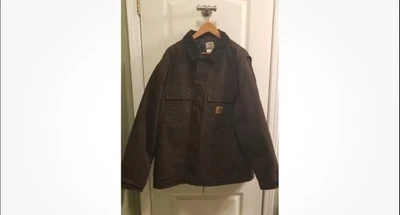 Y2K Carhartt Mens Medium Quilted Artic Jacket “Black” J22  bill - Image 1 of 4