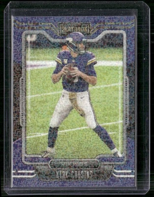 2021 Panini Playbook #55 Kirk Cousins Sparkle - Image 1 of 2