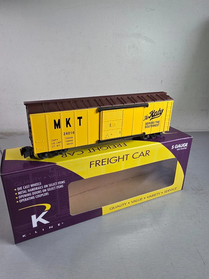 K_LINE K511-004 Missouri-Kansas-Texas(MKT) Box Car ++++ BRAND NEW ++++ OB ++++  - Image 1 of 4