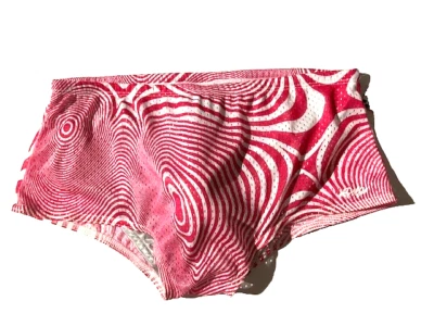 Novo maiô de treino masculino Dolfin Dragster malha curta tamanho 30 vermelho branco - Imagem 1 de 4