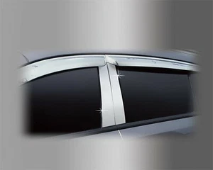 Auto Clover PVC Chrome B Pillar Sticker Trim Set for Jeep Renegade 2014+ - Picture 1 of 6