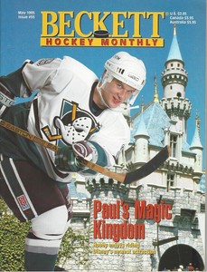 WAYNE GRETZKY BECKETT ICE HOCKEY MONTHLY PRICE GUIDE MAY 1995 ISSUE #55