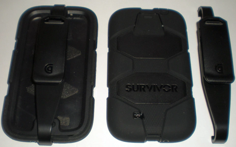 Funda Griffin Survivor Grado Militar Galaxy S4, Negra, Protector Pantalla Incorporado Foto 1 de 1