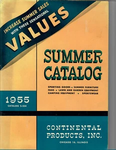 Chicago, Il- Summer 1955 Continental Products Wholesale Merchandise Catalog - Picture 1 of 3