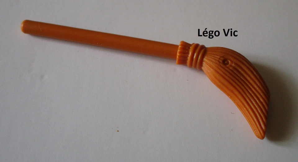 Lego 4332 Fabuland Balai Tool Broom Orange du 4167 3666 3678 3784 MOC A68 - Photo 1/1