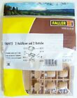 HO Faller 180972 Two Wooden Wine Casks & Two Tubs KIT use with Winery Diorama
