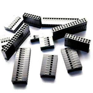 Dupont Head 2.54mm 2x 1P 2P 3P 4P 5P 6P 7P 8P 9P 10P 12P 16P 20P Plastic Shell - Picture 1 of 6