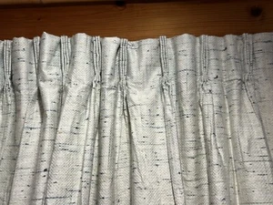 Vtg Sears Roebuck MCM insulated/light filtering 62"L PP drapes, 60"W top,101"hem - Picture 1 of 11