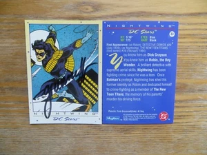 1994 VINTAGE SKYBOX DC STARS NIGHTWING CARD SIGNED BY TOM GRUMMETT,  POA - Picture 1 of 1
