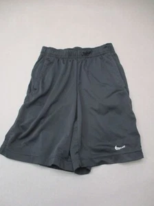NIKE DRI-FIT Size S Boys Black Stretch Waist Pocket Athletic Running Shorts 429 - Picture 1 of 10