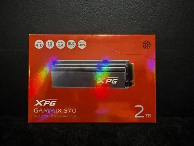 XPG GAMMIX S70 ADATA 2TB SSD w/ Heatsink (Gen4 Drive) - Image 1 of 4
