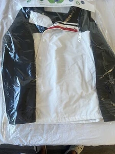 Thom Browne Black And White Tech Faille Asymmetrical Windbreaker Sold Out! - Picture 1 of 24