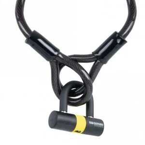 Bloqueo de bucle de seguridad para motocicleta Oxford 1,8 m con mini grillete (OF221) - Imagen 1 de 1