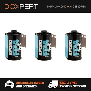 ILFORD FP4 PLUS ISO 125 35MM 24 EXPOSURES B&W FILM (1700682) (3 PACK) - Picture 1 of 3