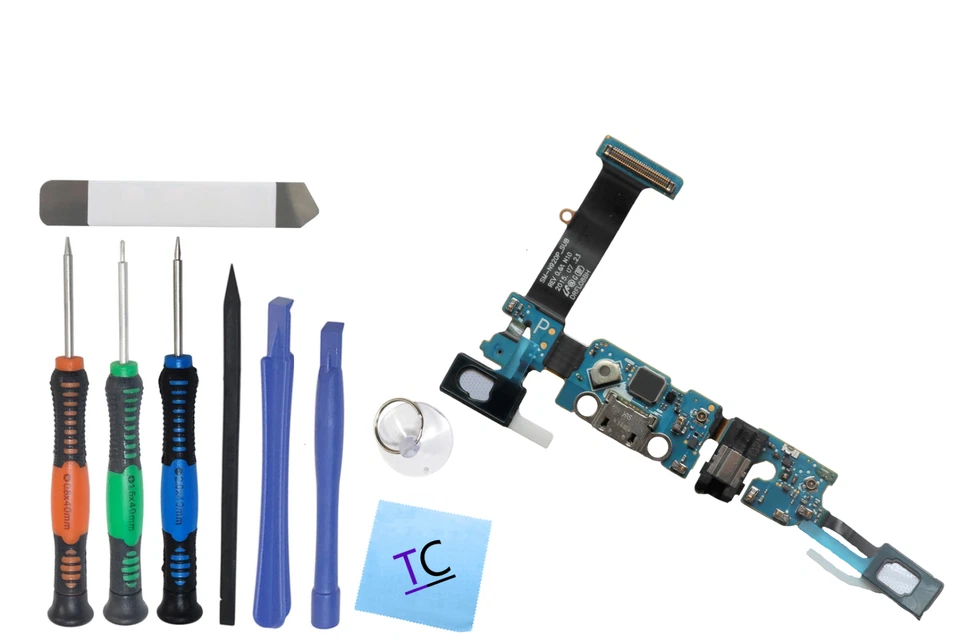 New USB Charging Port Flex Cable for Samsung Galaxy Note 5 N920P with Pro Kit - Image 1 of 1