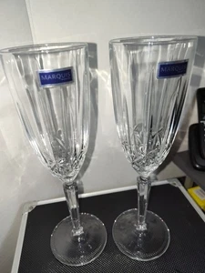 Waterford crystal champagne glasses - Picture 1 of 7