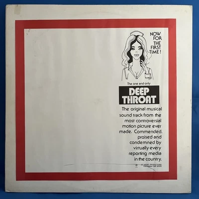 Deep Throat Soundtrack – Original 1974 VINYL LP - Image 1 of 4