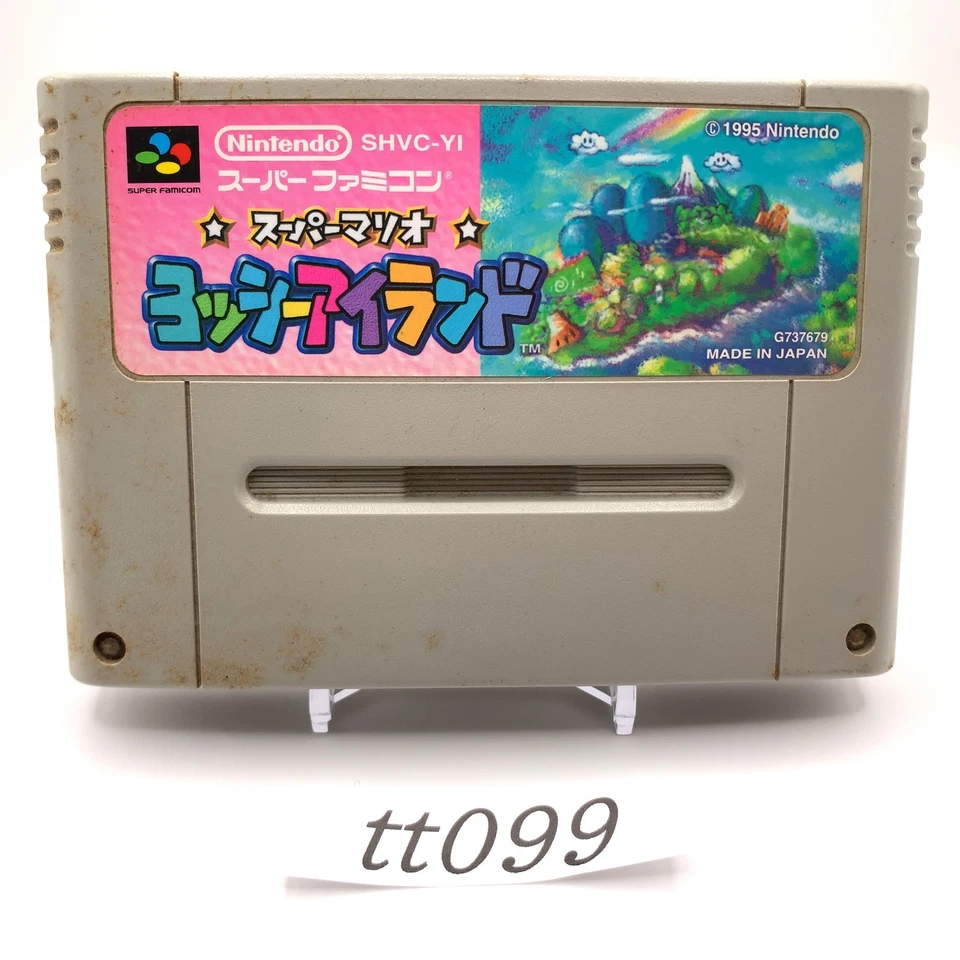 Yoshi's Island Super Mario Nintendo SFC Super Famicom Game Soft Japan tt099 - Image 1 of 4