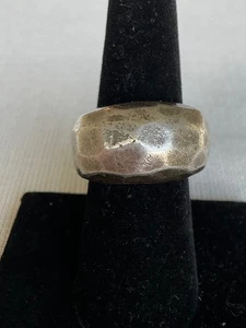 SILPADA 925 Sterling Silver hammered ring size 7 Estate jewelry - Picture 1 of 5