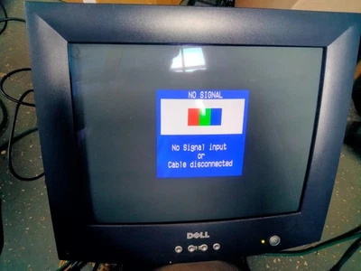 NOS 2005 Vintage Dell E773c 17" Color CRT Monitor For Retro Gaming w/VGA  Mint! - Image 1 of 4
