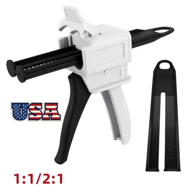 Dental Impression Universal Cartridge Dispenser Delivery Gun 2:1 ,1:1 - 50ml USA - Image 1 of 4