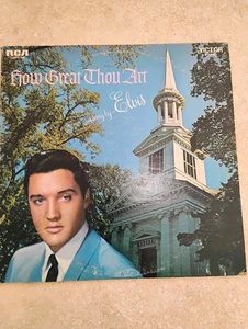 Elvis Presley HOW GREAT ART THOU Vinyl 33 Record - Imagen 1 de 6