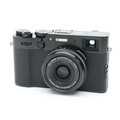 Fujifilm Fuji X100V Black Digital Camera Shutter Count 12600 - Image 1 of 4