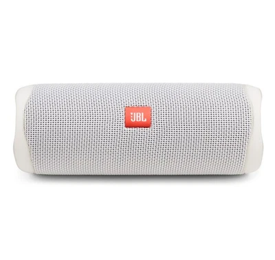 JBL Flip 5 White Portable Bluetooth Speaker (Open Box) Damaged Box - Image 1 of 4