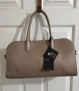 Claudia Firenze Women's NWT Cavallino Tote/Crossbody - Taupe MSRP $398 - Picture 1 of 10