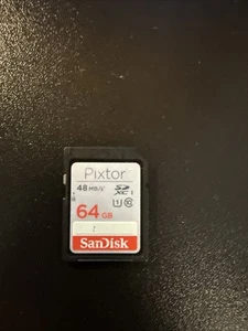 SanDisk Ultra 48MB/s 64GB Class 10 SD SDHC SDXC 320X UHS-I HD Flash Memory Card - Picture 1 of 2