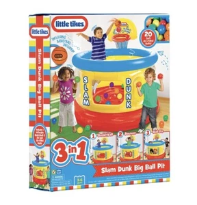 Little Tikes Slam Dunk Big Ball Pit by Little Tikes- 3 in 1- NEW - Picture 1 of 9