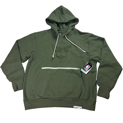 Nike Jordan Charlotte Hornets Standard Issue Men Pullover Hoodie Sz L DA8344-325 - Image 1 of 4