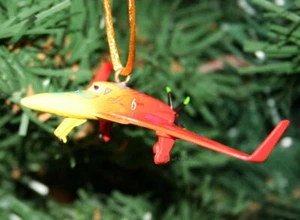 Aviones Disney personalizados avión Ishani #6 adorno navideño PVC - Imagen 1 de 3