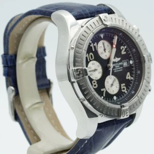 BREITLING SUPER AVENGER A13370 AUTOMATIK Herren CHRONOGRAPH UHR 48MM BR022 TOP - Bild 1 von 2
