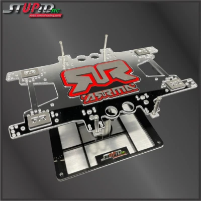 Premium Acrylic/Aluminum Ballhead Work Stand - ARRMA Logo - StupidRC - Image 1 of 4