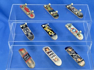 Tech Deck Skateboard Fingerboard Lot - 9 Skateboards - Vintage - NO DUPLICATES - Picture 1 of 20