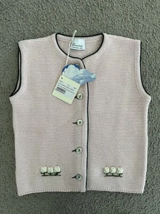 Carolina Cortina wool cardigan vest, size 6 - Picture 1 of 6