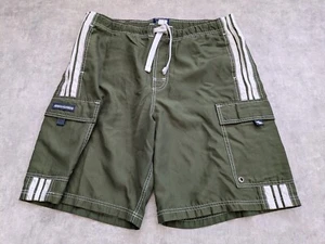 Abercrombie Fitch Shorts Mens Medium Jorts Cargo Stripe Tugger Retro Y2K M Vtg - Picture 1 of 10