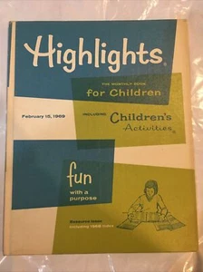 Highlights The Monthly Book For Children February 15, 1969 Hardcover - Picture 1 of 8