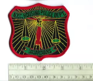 RARE *DEFUNCT 1995* New York City NY Housing Police NYPD GUARDIANS patch - NEW! - Picture 1 of 1