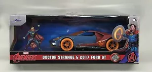 Jada Toys Marvel Avengers Dr Strange & 2017 Ford GT Diecast Metal Brand New - Picture 1 of 3